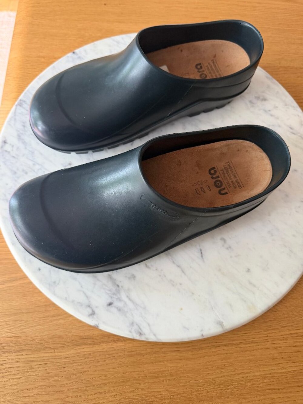 NORA Italian Garden Clogs Gardenheir Anthro – Navy Blue size 41 (10)